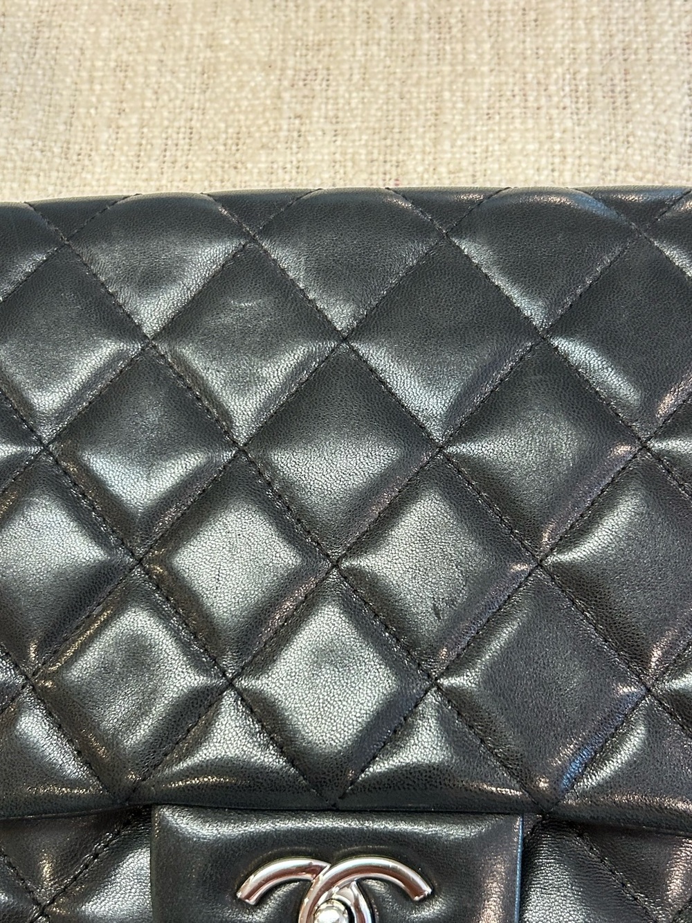 CHANEL Iconic Classic Double Flap Quilted Lambskin Bag - Picture 9 of 16